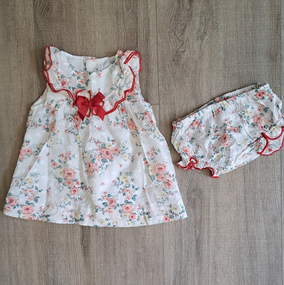 MIRANDA Baby Dress & Bloomers